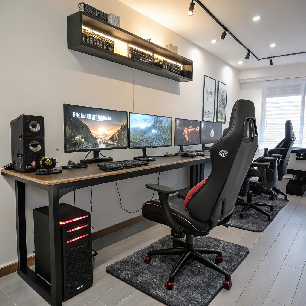 Nowoczesne stanowiska gamingowe